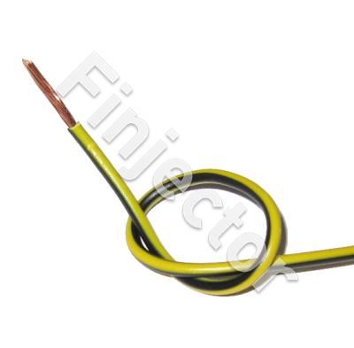 Autocable 0.75mm² yellow-black (full reel=100m)