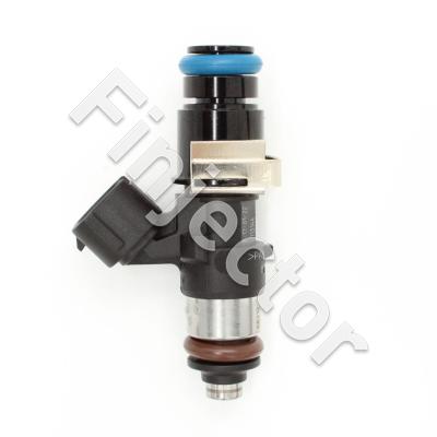 EV14 Injector, 8.5 Ohm, 2000 cc, C, Nippon Denso (ND, Sumitomo), O-O 47 mm, Mid, 14 mm Short Top Adapter with Filter (EV14-2000-M14)