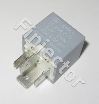 Power relay 12V 70A, 4 pole, with suppression resistor