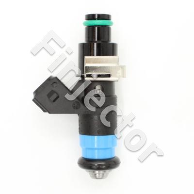 Deka injector, 668 cc, 12 Ohm, C 26 deg., Jetronic, O-O 50 mm, 4 hole spray tip, 11mm top adapter with filter, 14mm bottom seal (FI114962-M11)