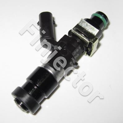 EV14 Injector, 12 Ohm, 470 cc, C, MLK Connector, O-O 61 mm, Long, 11 mm Short Top Adapter with Filter, Bottom Adapter with 16 mm Seal (EV14-470-L11)