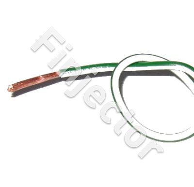Autocable 0.75mm² green-white (full reel=100m)
