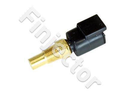 AEM 1/8" NPT Temperature Sensor, for oil and coolant, with Deutsch Style Connector, Aluminum Bung, Connector & Pins (AEM 30-2013)