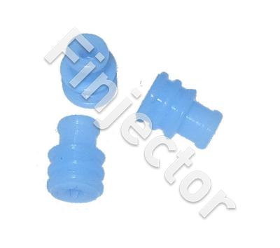Seal for EV6 USCAR connectors , light blue, up to 1.5 mm2, 6.9 x 1.5 x 5