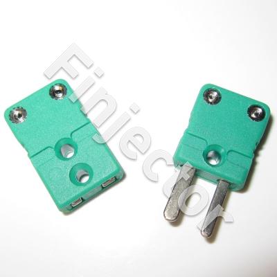 Miniature K type Thermocouple Connector In-Line Socket PAIR