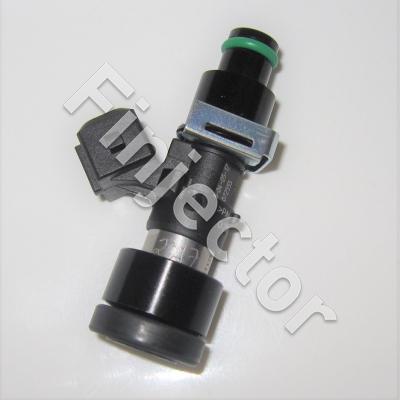EV14 injector, 8.5 Ohm, 1500 cc, C, Jetronic (EV1), O-O 54 mm, 11 mm Short Top Adapter with Filter, Bottom Honda / Hayabusa Adapter (Bosch 0280158333-H11)