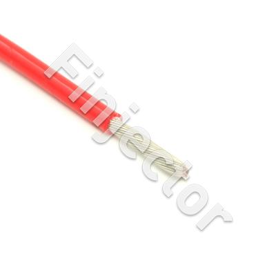 Chemical and heat resistant 2.5mm² auto cable, RED (2,5ITCPUN)