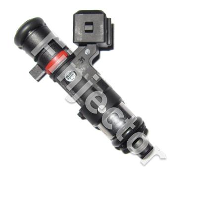 EV14 injector, 12 Ohm, 443cc, E 20°, Jetronic (EV1), O-O 49 mm, Mid, (Bosch 0280158146)