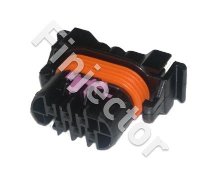 PLUG HOUSING, 6 pole, QUAD type terminals  (Bosch 1928403095)