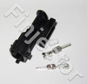 2 pole Female Compact Connector SET with JPT male pins and seals