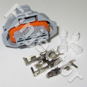 Compact connector SET, 1.a, 4 pole, Code 2, JPT Female pins +seals, 1.5-2.5 mm2