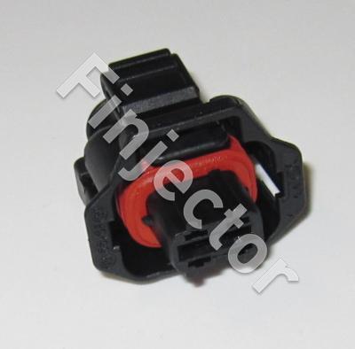 Compact connector 1.1a, 2 pole, BDK 2.8, Code 1, covered, special seal (Bosch 1928404655)