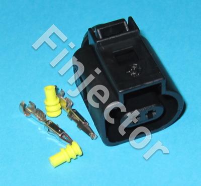 2-napainen liitinsarja, 0.5-1 mm2 (1J0973702-SET-1)