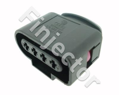 4 Way Sealed Female Connector 2.8 mm, 1-row, Coding I