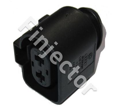 2 Way Sealed Female Connector 4.8 mm, 1-row, Coding I, SPT-Female terminals
