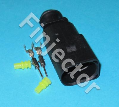 2 Way Sealed Male Connector SET, JMT 1.5 mm, 1-row, Coding I, 0.50 -1mm²