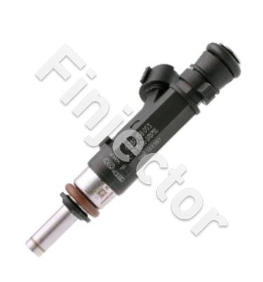 EV14 injector, 12 Ohm, 166cc, E, Nippon Denso (ND, Sumitomo), O-O 61 mm, Long, Long Spray End (Bosch 0280158053)