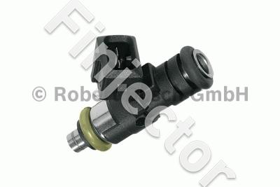 EV14 injector, 12 Ohm, 129 cc, E, Jetronic (EV1), O-O 34 mm, Short (Bosch 0280158171)