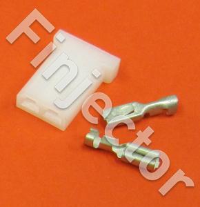 2 pole connector set for D Jetronic injectors and temp. sensors