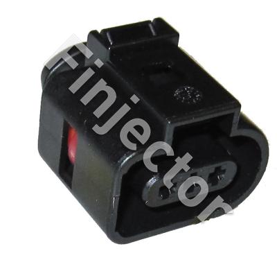 3 pole female connector, JMT female pins (1.5 mm), 1-row, Coding