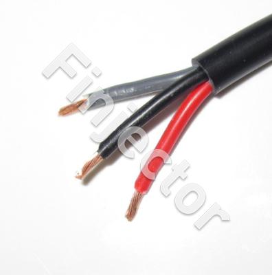 Autocable 3 X 1.5 mm² RKKB black shield (full reel = 50m)