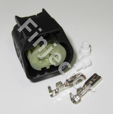 KKS SLK 2,8 ELA CPA, 2 pole connector SET, for wire size 1-2.5 mm2, Code B Clip top, Without retaining