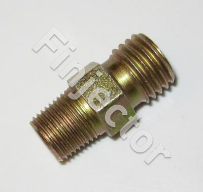 Liitosadapteri 1/8" NPT / M12 X 1.5  60° asteen kartio letkukaralle (8116.0304)