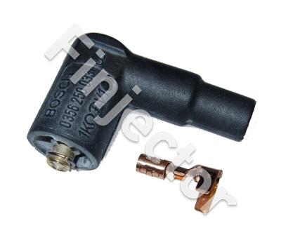 CONNECTOR for VW type COILS, 90 deg., "small", 1 kOhm