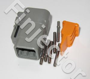 Deutsch DTM 6-napainen urosliitinsarja, 0.2-0.5 mm2