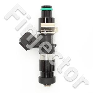 EV14 Injector, 12 Ohm, 1200 cc, C20, Jetronic (EV1), O-O 61 mm, Long, 11 mm Short Top Adapter with Filter, Bottom Adapter with 16 mm Seal (EV14-1200-L11)