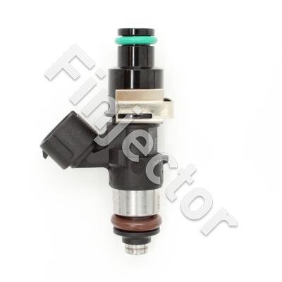 EV14 Injector, 8.5 Ohm, 2000 cc, C, Nippon Denso (ND, Sumitomo), O-O 47 mm, Mid, 11 mm Short Top Adapter with Filter (EV14-2000-M11)