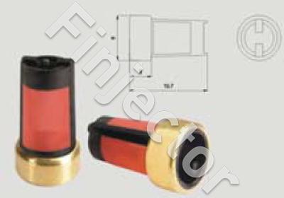 Filter for injectors, short