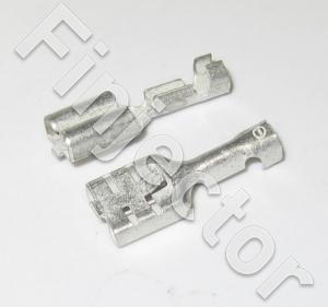 Crimp Connector 6.3 mm, 0.5-1.0mm², with lock tab (box=100 pcs)