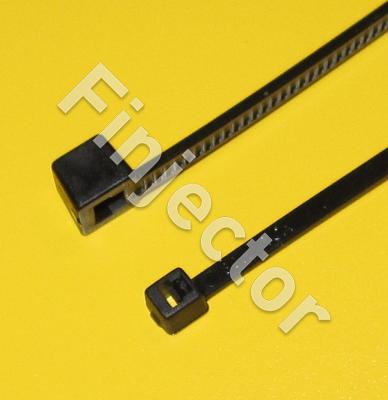 Cable tie 300X7.6 mm, black (100 per bag)