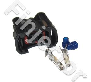 2 pole connector set for injectors, Honda type + Hayabusa