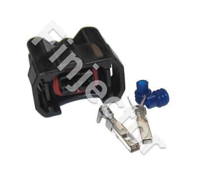 2 pole connector set for injectors, Honda type + Hayabusa