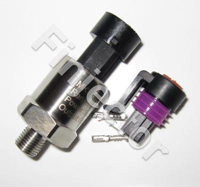 10 Bar (150 PSI) fuel/oil pressure sensor, M10X1, with connector set (MKS-10-M10)