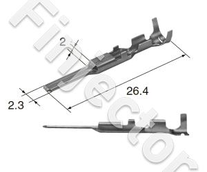 Male Pin (2.2 mm) for ND/Sumitomo male connectors, 0.5 - 0.85 mm2