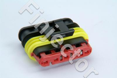 Super Seal 5 pole male connector, suitable pins:  SS-FEMALEPIN-1