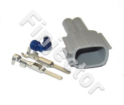 2 pole mating connector set for injector connector, Toyota type