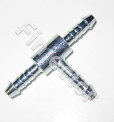 T-HOSE CONNECTOR 5/5/5 mm, galvanized steel