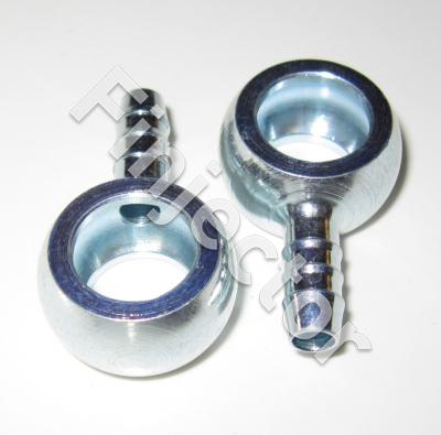 14 mm banjo 6 mm polyamidiputkelle. (7081.0806)