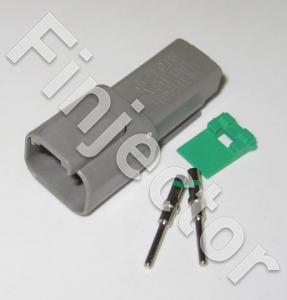Deutsch DT 2-napainen naarasliitinsarja, 1-2 mm2