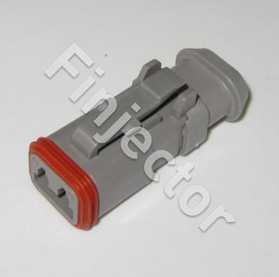 Deutsch DT 2 pole housing DT06-2S-E008, long, for female termina