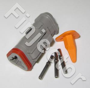 Deutsch DT 3-napainen urosliitinsarja, pitkä, 0.5-1 mm2