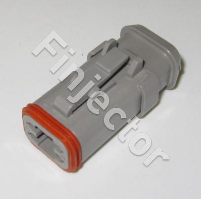 Deutsch DT 4 pole housing DT06-4S-E008, long, for female termina