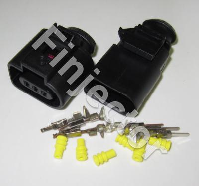 3 pole connector PAIR, JMT (1.5 mm), 1-row, Coding I, 0.5-1.0 mm