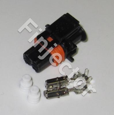 Compact connector SET, 1.1, 2 pole, Code 1, BDK 2.8, (1.5 - 2.5 mm2)