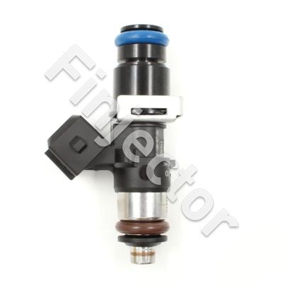 EV14-Suutin, 8.5 Ohm, 1500 cc, C, Jetronic (EV1), O-O 49 mm, Keskipitkä, Lyhyt 14 mm yläholkki suodattimella (Bosch 0280158333-M14-2)