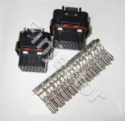 Motec and Haltech connector set 26 + 34 pole, female terminals 0